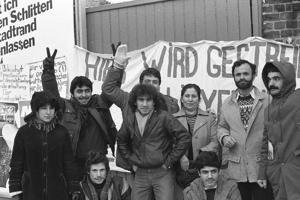 Asmus Henkel, Streik bei Norddarm in Bahrenfeld, 1983